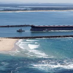 Hamnen i Newcastle, Australien. Foto: CSIRO/Wikimieda Commons