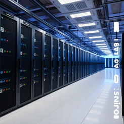 Datacenter. AI-genererad bild.