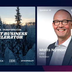 Den 1 december är Matts Nyman, vd på BizMaker, inbjuden att presentera Forest Business Accelerator på Ignite Sweden Summit i Uppsala. Bild: BizMaker