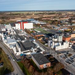 Med sina 3,2 miljarder kronor är satsningen i Götene den största enskilda investeringen som någonsin gjorts inom svensk livsmedelsproduktion, menar Arla. Foto: Arla