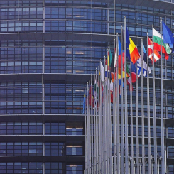Ökade kostnader för företag stoppar hållbarhetslag i EU. Arkivbild