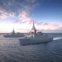 Enligt finska marinen bedöms stridsfartygens luftförsvarsförmåga vara bland de bästa i världen tack vare missilanskaffningen. Bild: Rauma Marine Constructions.