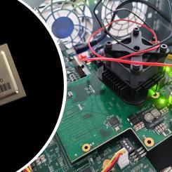 Första användningen av ett datorchip med forskargruppens komponenter i en ”superdator” är planerad till 2030.  Foto: Filippo Mantovani