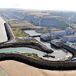 Platsen Penly i Normandie, norra Frankrike, där det första paret av EPR2-reaktorer planeras (Bild: EDF)
