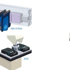 SMC har lanserat tre nya gripdon för cobotar. I fokus står ett nytt vakuumgripdon med skum, ZGS, det elektriska vakuumgripdonet ZXPE5 och de elastiska fingrarna MH-X7654.  Bild: SMC