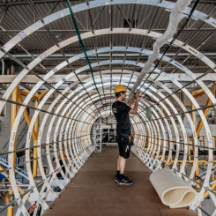 2025 räknar Heart Aerospace med 500 anställda vid Gateway Säve. Foto: Heart Aerospace