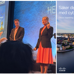 Rapporten presenterades i samband med ett seminarium nyligen. Foto: Cisco