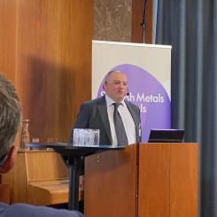 Incite ska fungera som en plattform där företag, forskare, investerare och beslutsfattare kan utbyta idéer och samarbeta för att driva innovation och hållbar utveckling. En representant från EU-kommissionen presenterade Incite tidigare i höst på ett seminarium hos Jernkontoret. Foto: Simon Matthis