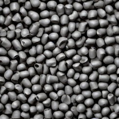 Järnmalmspellets. LKAB:s plan är att på sikt ersätta järnmalmspellets med järnsvamp. Arkivbild.
