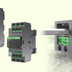 Den nya designen för SNAP IN väntas bli en ny standard för motorstartarinstallationer. Foto: Scheider Electric