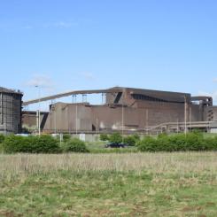 Stålverket Scunthorpe. Foto: Jonathan Thacker/Wikimedia Commons