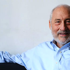 – På sikt är tullar bara en skatt på varor, säger Joseph Stiglitz. Foto: Wheeler Centre, Media