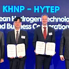 Avtalet har undertecknats. Sydkorea och Tjeckien samarbetar kring vätgasproduktion. Bild: KHNP