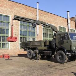 Militärfordon framför en rysk vapenfabrik i Moskva. Foto: Wikipedia Common, kredit:	Ministry of Defence of the Russian Federation