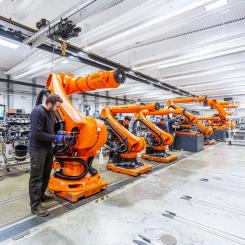 KUKA-fabrik i Augsburg. Foto: KUKA