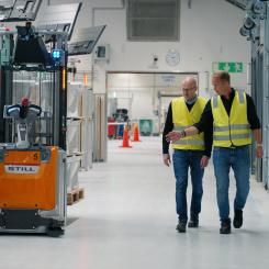 Under mässan utlovar STILL presentationer av hur ”intern logistik kan automatiseras i praktiken”. Pressbild.