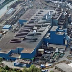 Saarstahls stålfabrik. Foto: SHS – Stahl-Holding-Saar (SHS)