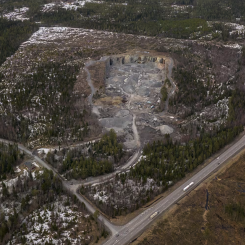 Försäljningsarbetet av mark på området norr om E4 på Torsboda Industripark intensifieras nu. Fotot: Torsboda Industrial Park