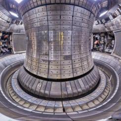 ASDEX-U tokamak vid Max Planck-institutet för Plasmafysik. Foto: Volker Rohde / IPP