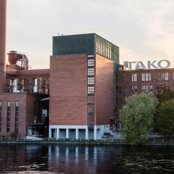 Metsä Boards nedlagda Tako-fabrik i Tammerfors centrum. Bolaget har pressats av svag kartongmarknad och höga virkespriser. Foto: Metsä Group