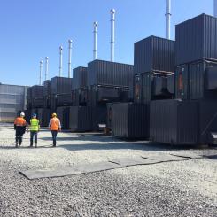 Efterfrågan på datacenter-utrymme var högre än tillgången i hela Europa under 2023 och byggnationen av fler datacenter ökar pressen på det europeiska elnätet. Foto: Aggreko