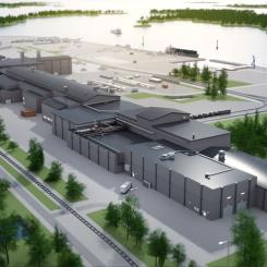 Stålverket kallas för mini-mill (ett integrerat elektrostålverk). Ill: SSAB