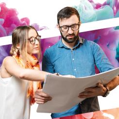 Mondis pappersortimentet är enligt företaget optimerat för snabb torkning och ger tryckresultat med djupa färger samtidigt som bläckförbrukningen minskar och kostnaderna hålls nere. Illustration: Mondi