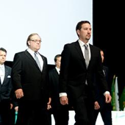 Gamla anor. Festliga öppnandet nyligen av MTK:s hundraårsjubileum. Foto: MTK-Åbo