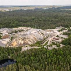 Gruvan i Orivesi ägs av Dragon Mining. som är ett australiensiskt gruvbolag med verksamhet i främst Norden. Foto: Dragon Mining Oy, kredit: Jan Rosenberg