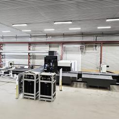 Den nya maskinen är Europas största rörlaser sett till den rörlängd som maskinen kan hantera. Foto: Metsjö
