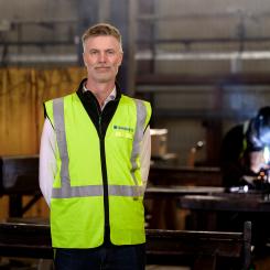 Morgan Palmgren, vd på Smidmek. Fotograf: Roger Nellsjö/Smidmek