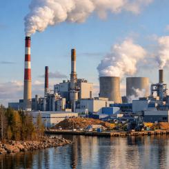 Finskt pappersbruk. Illustration, ej fotografi- AI-genererat innehåll, Copyright, Conventus