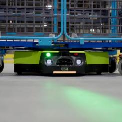 Proteus, Amazons första autonoma lagerrobot. Foto: Amazon