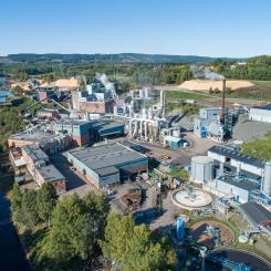"Rottneros anläggning i Sunne är en högintressant kund för oss då de jobbar med material som nuvarande version av Biomass Analyzer är typgodkänd för och därmed dokumenterat bra på att mäta", säger Martin Frid, försäljnings- och marknadschef för Mantex AB. Foto: Rottneros