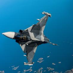 Gripen E. Foto: Saab