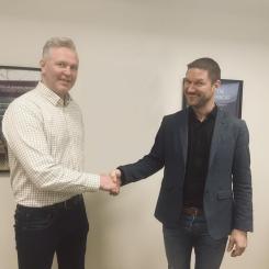 Anders Gustafsson (Jernbro) och Jon Andersson (SSAB Surveillance).