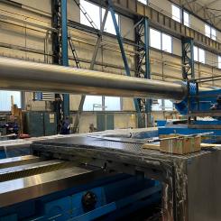 Svarvbommen är nästan 11 meter lång och har en diameter på 600 millimeter. Foto: Sandvik Coromant