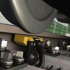 RSR110-hjulsensorn finns i två systemvarianter, som enkel hjulsensor RSR110s och som dubbel hjulsensor RSR110d. Båda hjulsensorerna finns tillgängliga utan utvärderingsenhet och kan enkelt integreras i elektroniken i vilket system som helst via ett öppet analogt gränssnitt. Detta gör RSR110 så flexibel. Det möjliggör för systemintegratörer att anpassa utvärderingen av data efter sina individuella behov. Om det behövs kan Wheel Sensor Converter (WSC) användas för att omvandla den analoga signalen till en digital. Foto:Frauscher Sensor Technology.