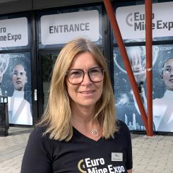Sinnika Sjunnesson, projektledare, Euro Mine Expo. Foto: Pressbild Nolia
