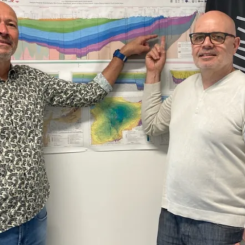 Philippe de Donato och Jacques Pironon. Foto: Universitetet i Lorraine