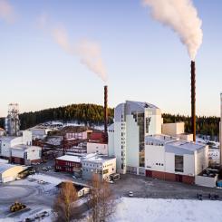 Skellefteå Krafts kraftvärmeverk i Hedensbyn, Skellefteå. Foto: Cliff Warg/Skellefteå Kraft