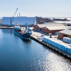 93 % av exportbolagen tror på stabil export. Foto: Skellefteå kommun