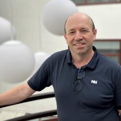 Fabian Wenger, FoU-chef på Smoltek Hydrogen. Foto: Smoltek