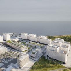 Illustration of a multi-unit SMR campus. Credit: Instance/MIT
