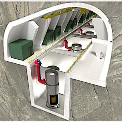 En anläggning med flera LDR-50 enheter. Bild: Steady Energy