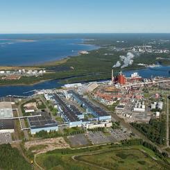 Stora Ensos pappersbruk i Uleåborg. Foto: Stora Enso