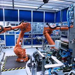 Robotar gör visserligen mycket hos Thyssen Group men cirka 27 000 anställda riskerar nu att drabbas under aktuella krisen. Foto: Thyssen Group.