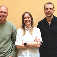 Henrik Henriksson, Ida Westberg och Bror Styren. Foto: H2GS
