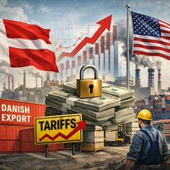 Enligt Dansk Erhverv understryker utvecklingen behovet av en samordnad europeisk strategi gentemot USA, för att minska risken för att enskilda medlemsländer drabbas oproportionerligt hårt av amerikansk handelspolitik.  Illustration, ej fotografi- AI-genererat innehåll, Copyright, Conventus