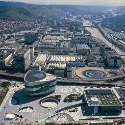 Mercedes-Benz huvudfabrik i Stuttgart-Untertürkheim. Foto: Mercedes-Benz